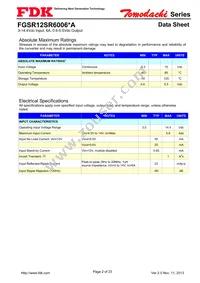 FGSR12SR6006PA Datasheet Page 2