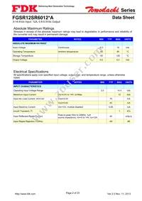 FGSR12SR6012PA Datasheet Page 2