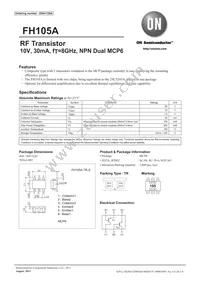 FH105A-TR-E Datasheet Cover