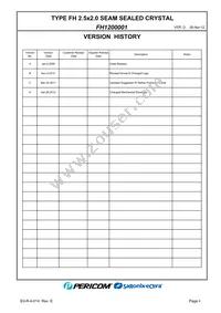 FH1200001 Datasheet Page 2