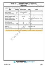 FH1200001 Datasheet Page 3