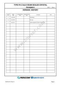 FH1600011 Datasheet Page 2