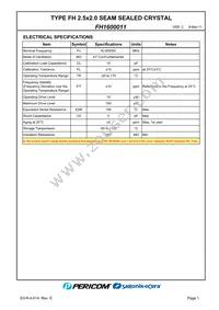 FH1600011 Datasheet Page 3