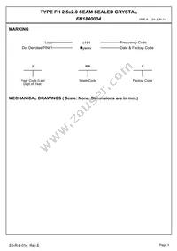 FH1840004 Datasheet Page 5