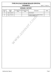 FH2400015 Datasheet Page 2