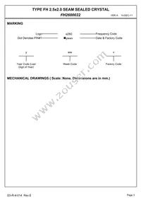 FH2600022 Datasheet Page 5