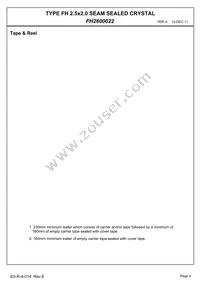 FH2600022 Datasheet Page 6