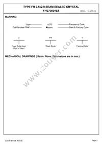 FH2700019Z Datasheet Page 5