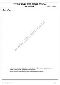 FH2700019Z Datasheet Page 6