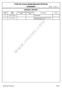 FH3000007 Datasheet Page 2