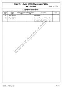 FH3740013Z Datasheet Page 2