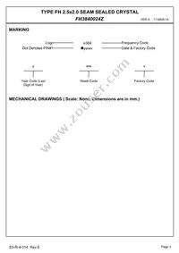 FH3840024Z Datasheet Page 5