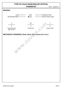 FH4000074Z Datasheet Page 5