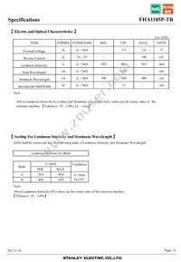 FHA1105P-TR Datasheet Page 4