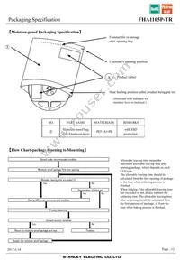FHA1105P-TR Datasheet Page 12
