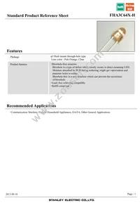 FHA3C64X-H Datasheet Cover