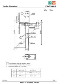 FHA3C64X-H Datasheet Page 2