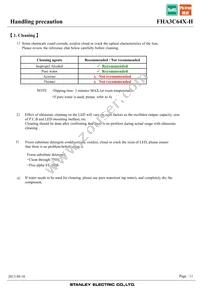 FHA3C64X-H Datasheet Page 11