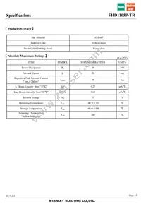 FHD1105P-TR Datasheet Page 3