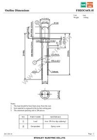 FHD3C64X-H Datasheet Page 2