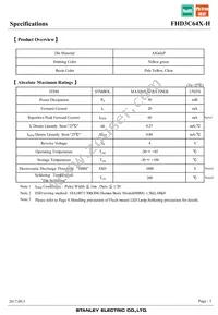 FHD3C64X-H Datasheet Page 3