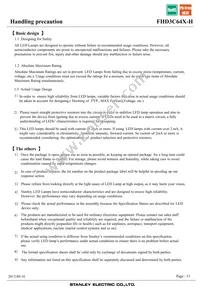 FHD3C64X-H Datasheet Page 13