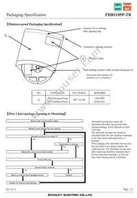 FHR1105P-TR Datasheet Page 12