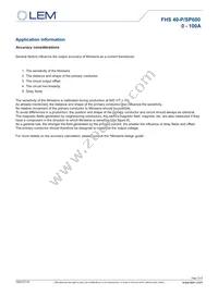 FHS 40-P/SP600 Datasheet Page 15