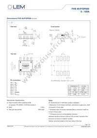 FHS 40-P/SP600 Datasheet Page 17
