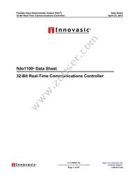 FIDO1100BGA208IR1 Datasheet Cover