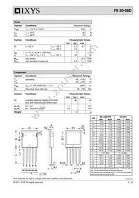 FII30-06D Datasheet Page 2