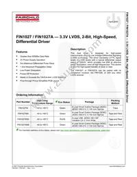 FIN1027AMX Datasheet Page 2