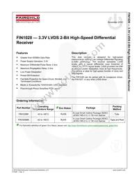 FIN1028M Datasheet Page 2