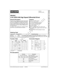 FIN1031MTC Datasheet Cover