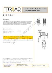 FIRCH-3 Datasheet Cover