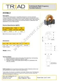 FIT80-3-B Datasheet Cover