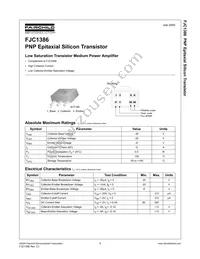 FJC1386PTF Datasheet Cover