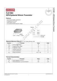 FJC1963RTF Datasheet Cover