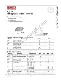 FJC790TF Datasheet Cover