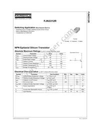 FJN3312RBU Datasheet Cover