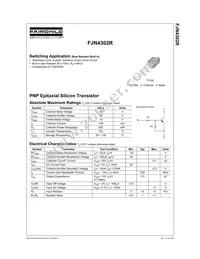 FJN4302RBU Datasheet Cover