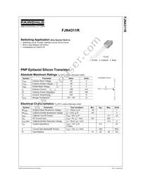 FJN4311RTA Datasheet Cover