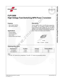 FJP13009 Datasheet Page 2