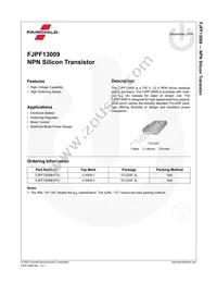 FJPF13009TTU Datasheet Page 2