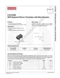 FJV3104RMTF Datasheet Page 2