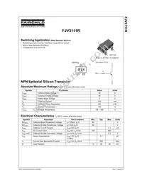 FJV3111RMTF Datasheet Cover