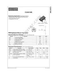 FJV4110RMTF Datasheet Cover