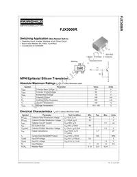 FJX3006RTF Datasheet Cover