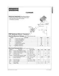 FJX4008RTF Datasheet Cover