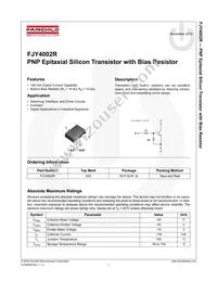 FJY4002R Datasheet Page 2